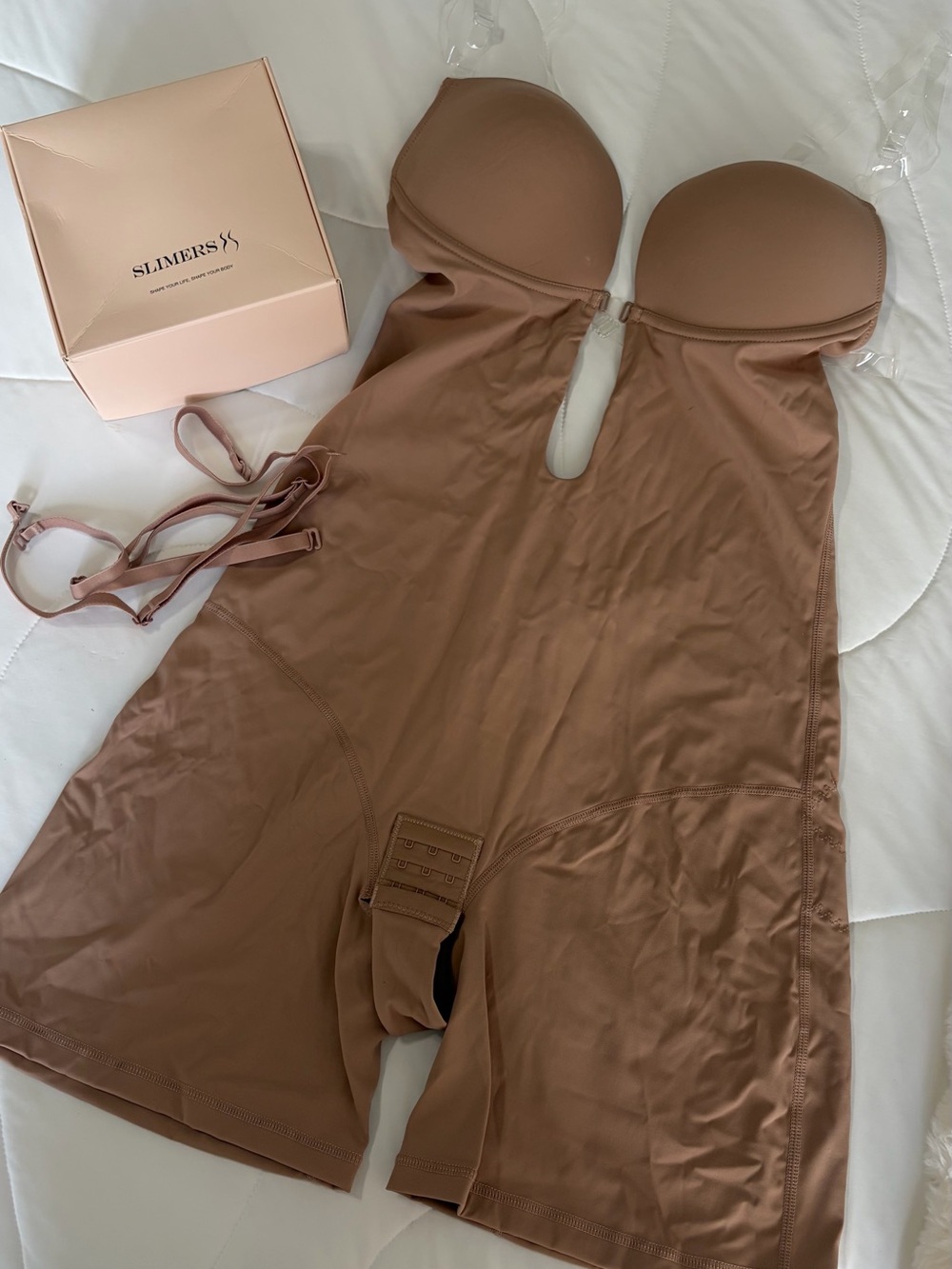 Nude Strapless Shapewear Bodysuit